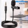 Microphone Lavalier Avec Fil