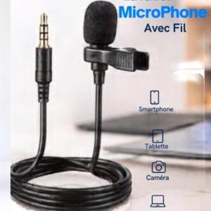 Microphone Lavalier Avec Fil