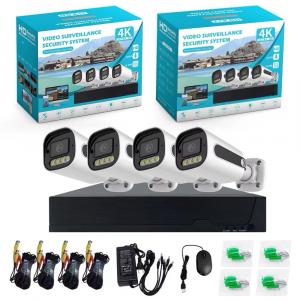 Caméras de surveillance 4K Ultra HD à 4 canaux