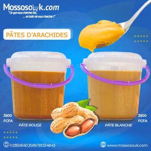 Pâte d'arachide rouge et blanc